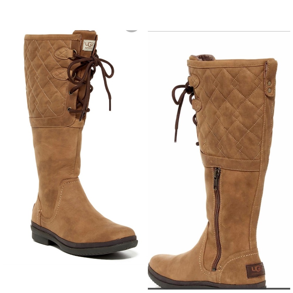 UGG Elsa Waterproof Boot tag says size 11 fits 12